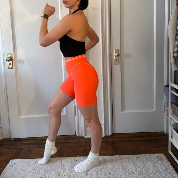 Adam Selman neon biker shorts, M, worn once - Picture 2 of 3